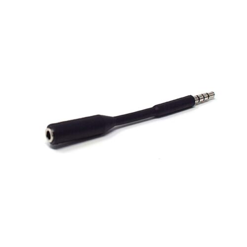 2 x Black Slim 3.5mm Headset Audio Jack Extender for iPhone Android Battery case - Picture 8 of 8
