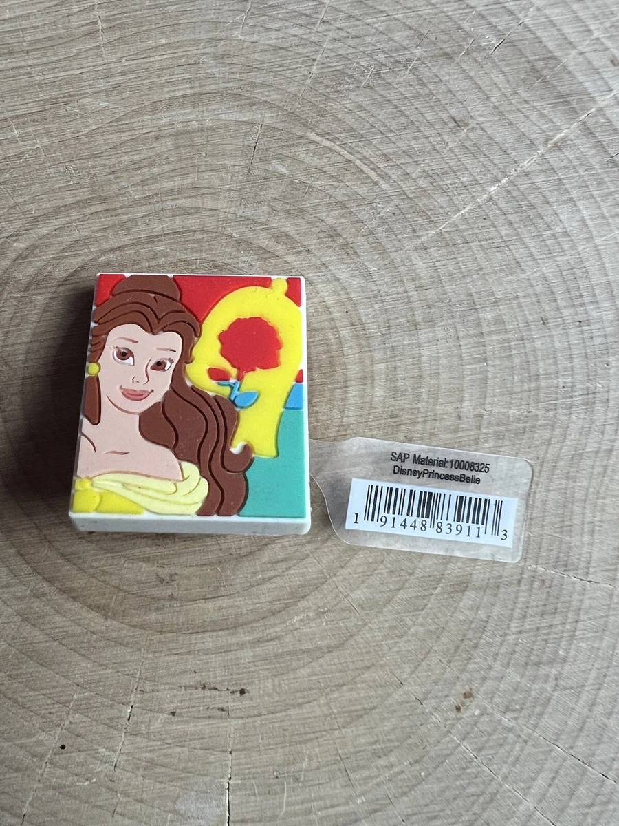 Disney Crocs Charm Jibbitz Princess Belle Shoe Charm new