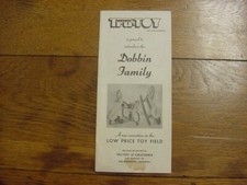 Vintage Tru-Toy of California Dobbin Family brochure with prices