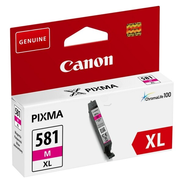 Canon 2050C001 CLI-581MXL Tintenpatrone Magenta, 475 Seiten Iso Iec 19752 8.-image