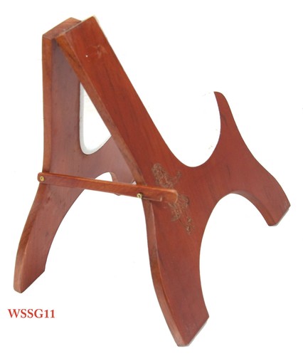 Solid Mahogany Laser Picture Wood Stand For 21" Soprano Ukulele Violin WSSG01-11 - Picture 42 of 47
