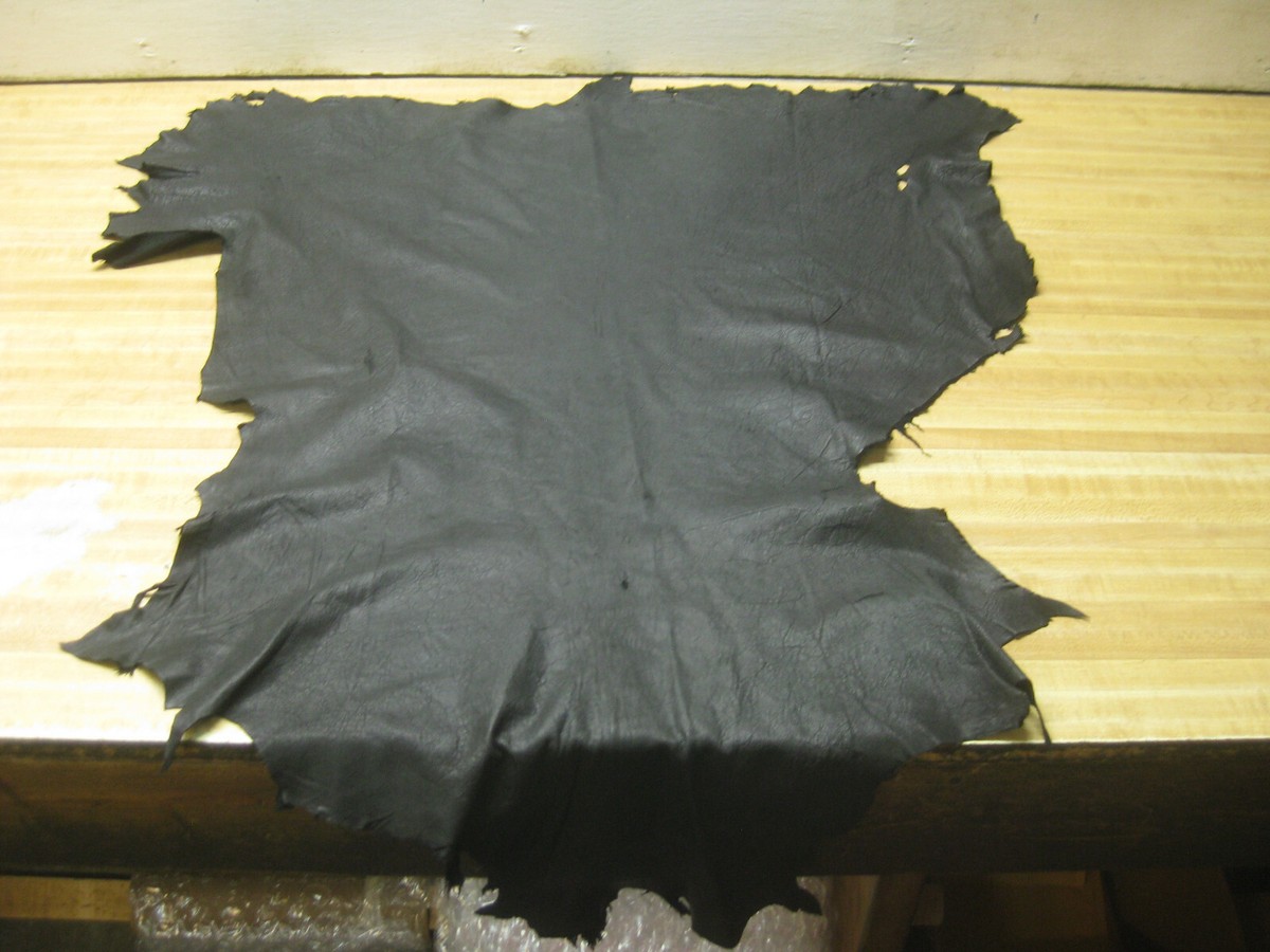 Sheep Skin Black Leather # 0010376 Row 106 | eBay