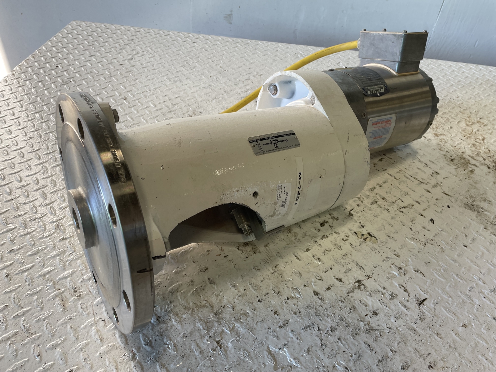 Cleveland Eastern FRG-5C Tank Mount Mixer, 3PH, 1HP, #95352