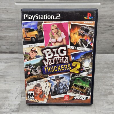Big Mutha Truckers 2 PS2 (Sony PlayStation 2, 2005) Black Label CIB Tested
