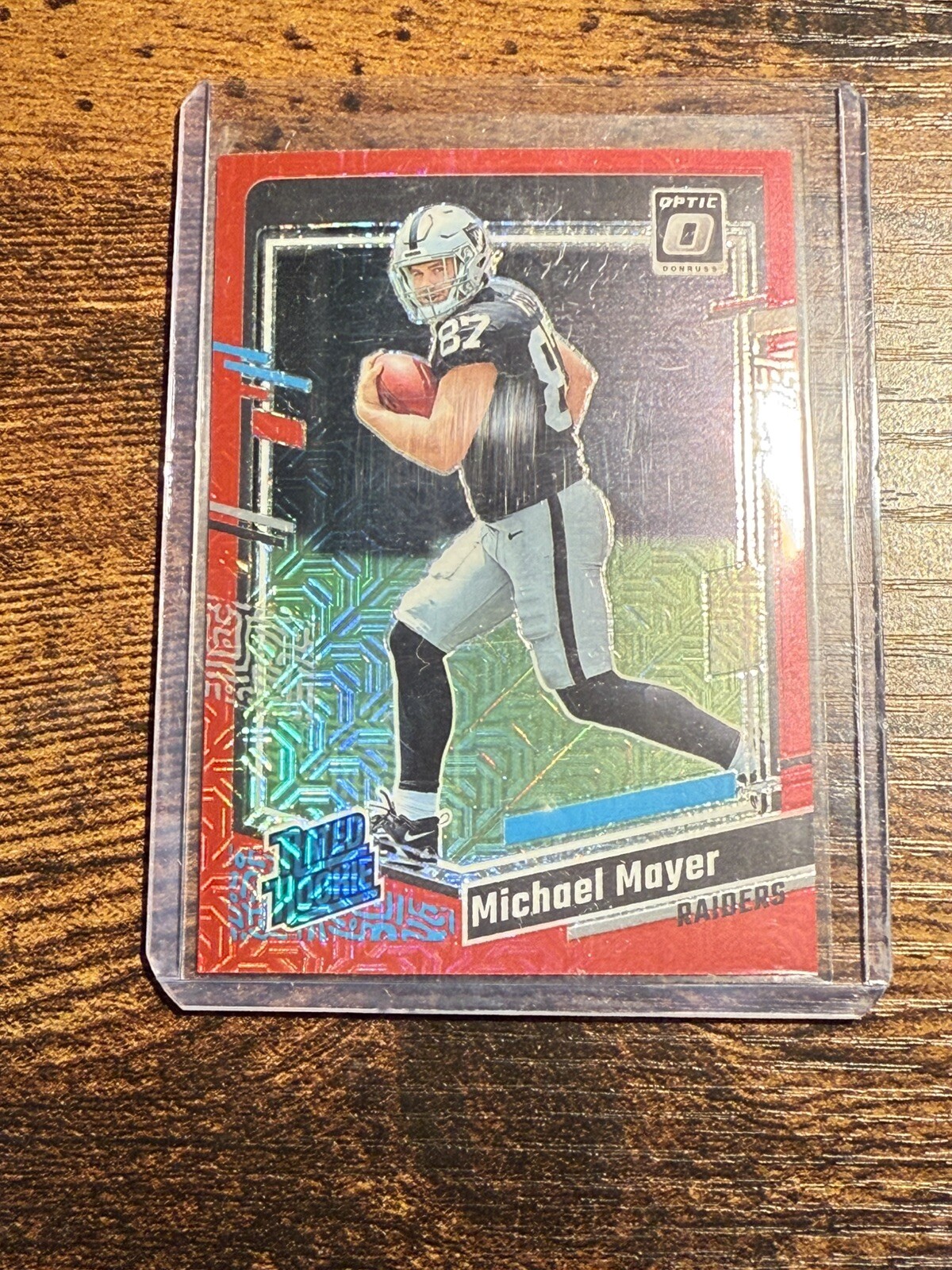 2023 Panini Donruss Optic - Rated Rookie Michael Mayer #260 Red Mojo (RC)