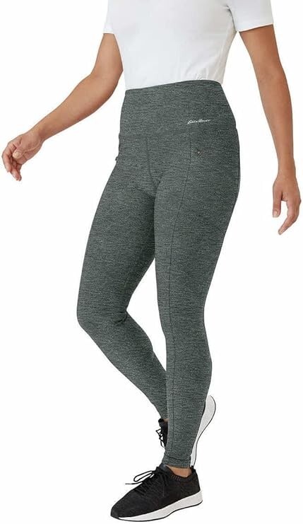 Women's Eddie Bauer Small Green Trail Tight Leggings
