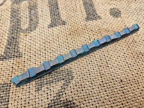 WWI ORIGINAL DRIVING BAND PIECE USED FOR TRENCH ART from CHRISTMAS BATTLES - Picture 2 of 3