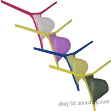 Men's G-String Silky Thin Underwear Bulge Pouch Thong Air Light Sport Mesh Nylon