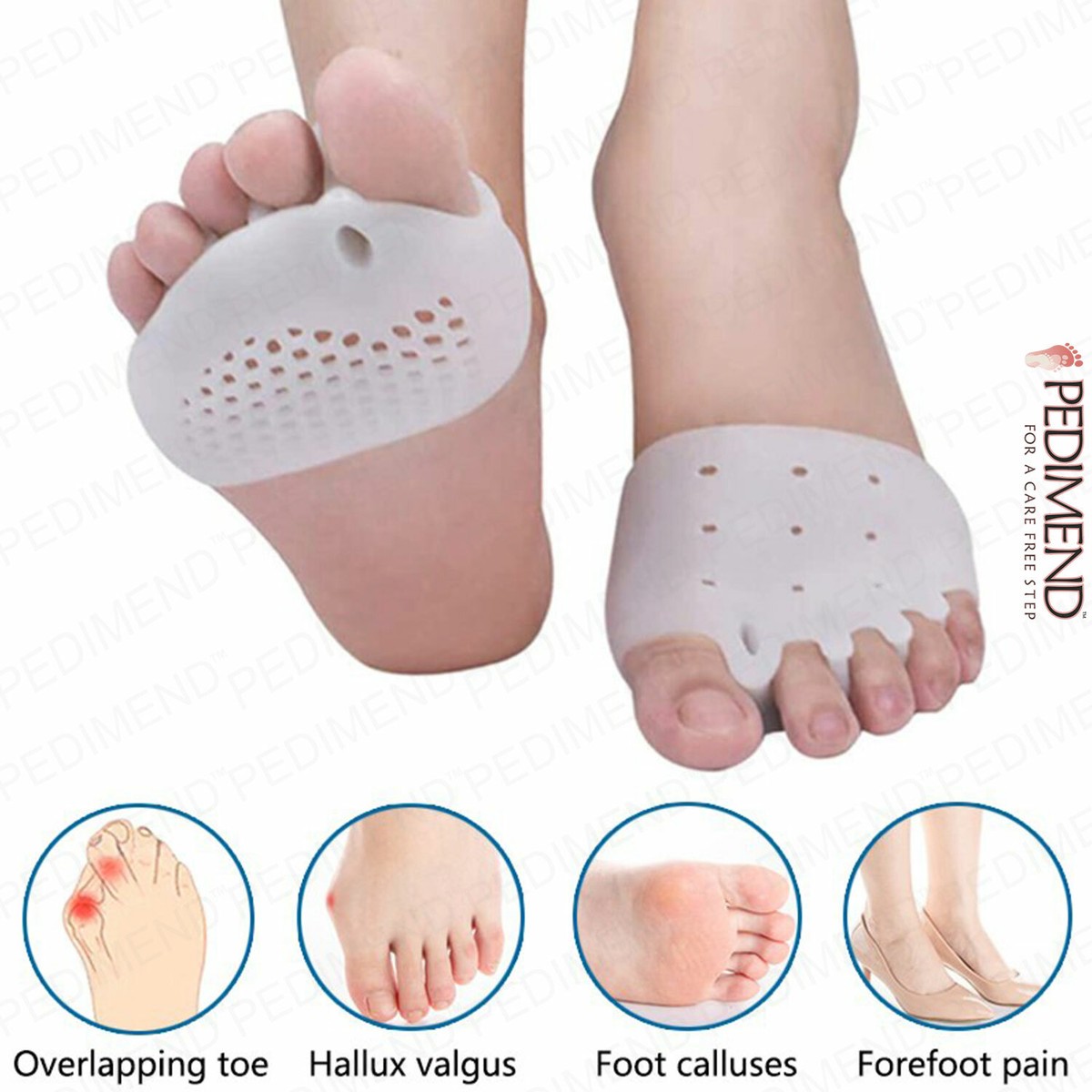 Mortons Neuroma Pain Relief Feet Cushion Metatarsal Gel Foot Pads