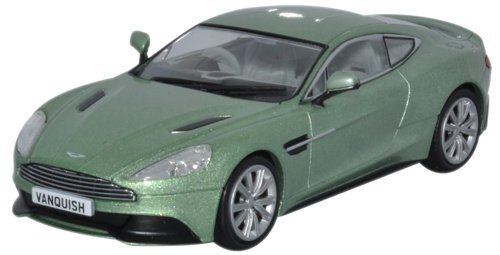 Oxford Diecast 1/43 Scale AMV001 - Aston Martin Vanquish Coupe Appletree Green - Foto 5 di 5