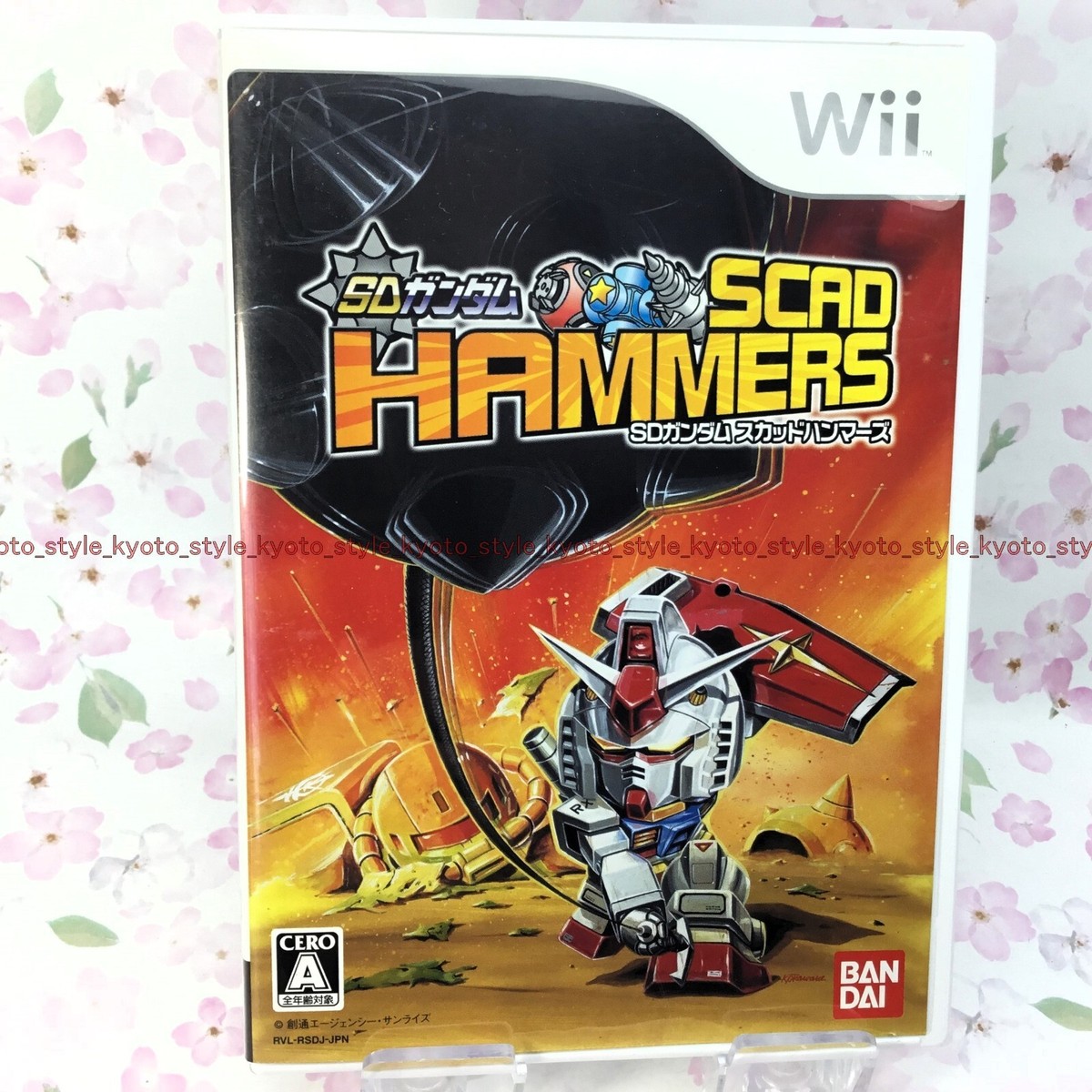 USED Wii SD Gundam Scud Hammer's 91452 JAPAN IMPORT 4582224491452