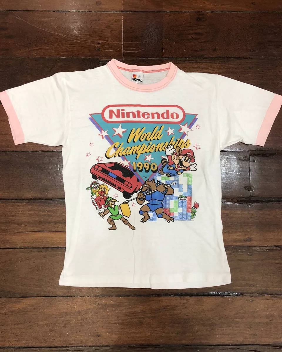 Vintage Nintendo 1990 World Championships Original Licensed T-Shirt / Shirt