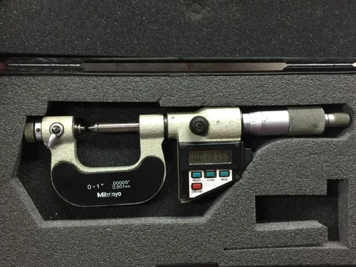 MITUTOYO 0 - 1" ANVIL THREAD MICROMETER .00005"