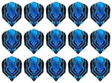 5 New Sets Harrows Plexus Standard Dart Flights - Ships w/ Tracking - Aqua