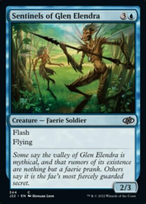 x4 Sentinels of Glen Elendra C MTG Jumpstart 2022 M/NM, English