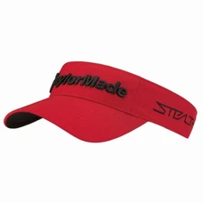 Tayler Made Golf 2022 Tour Radar Visor Cap Hat TP5 Stealth Red TM22