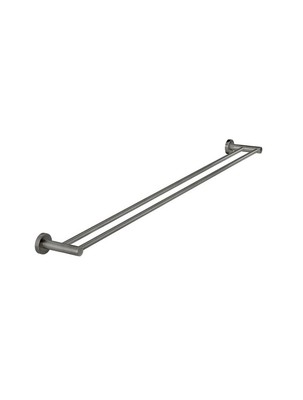 Meir 900mm Round Double Towel Rail Shadow MR01-R90-PVDGM