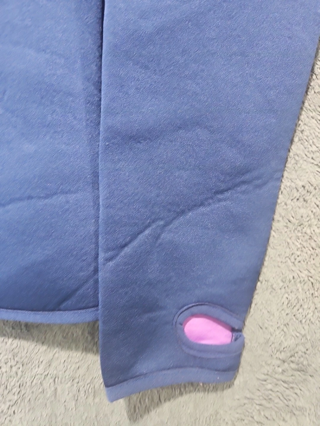 VETEMENTS Giacca con cappuccio RBX Athletic Performance donna blu navy leggera full zip med