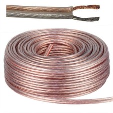 20 MT METRI CAVO AUDIO ALTOPARLANTI SPEAKER CASSE BOBINA COLLEGAMENTO IMPIANTO