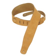Levy's Suede Guitar Strap 2 1/2" With Suede Backing Honey