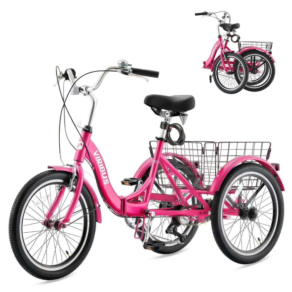 Disc Brakes Adventurer Speed Folding Trike Parts Electric Tricycle