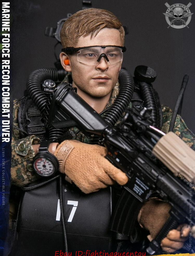 DAMTOYS78055USMCコンバット・ダイバーフォースリコン・ウッドランド DAMTOYS 78055 1/6 US MARINE FORCE RECON COMBAT DIVER MARPAT