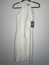 Vince Camuto Womens White Ivory Sleeveless Dress Size 2 NWT
