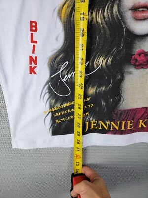 BLACKPINK JENNIE Tシャツ X-LARGE Jennie BlackPink T-shirt size large art all over print k-pop