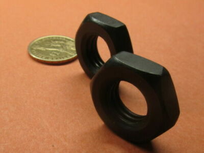Extra Wide Thin Black Steel Hex Nut, RH, 5/8''-11 x 1 1/16'' W x 23/64 Ht  20 Pcs