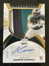 2021 Chronicles Kenneth Gainwell Crown PRIME Silhouette Rookie Patch Auto #/10