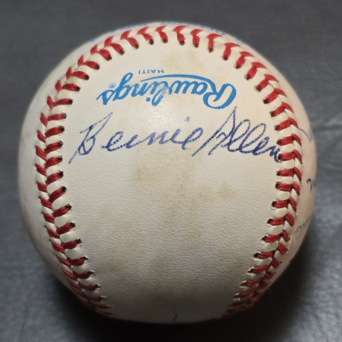 Senators Multi-Signed Hinton Vernon Howard Valentine Auto Baseball - Picture 6 of 7