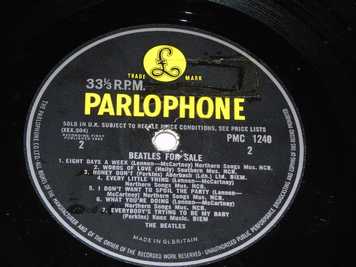 THE BEATLES - Beatles For Sale - 1964 UK first press 3N / 3N