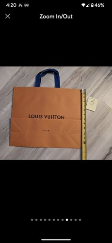 Set Of 4! LOUIS VUITTON Authentic paper bags - Picture 9 of 13