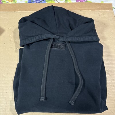 Kith Love Thy City Hoodie Black International Flags Size XL