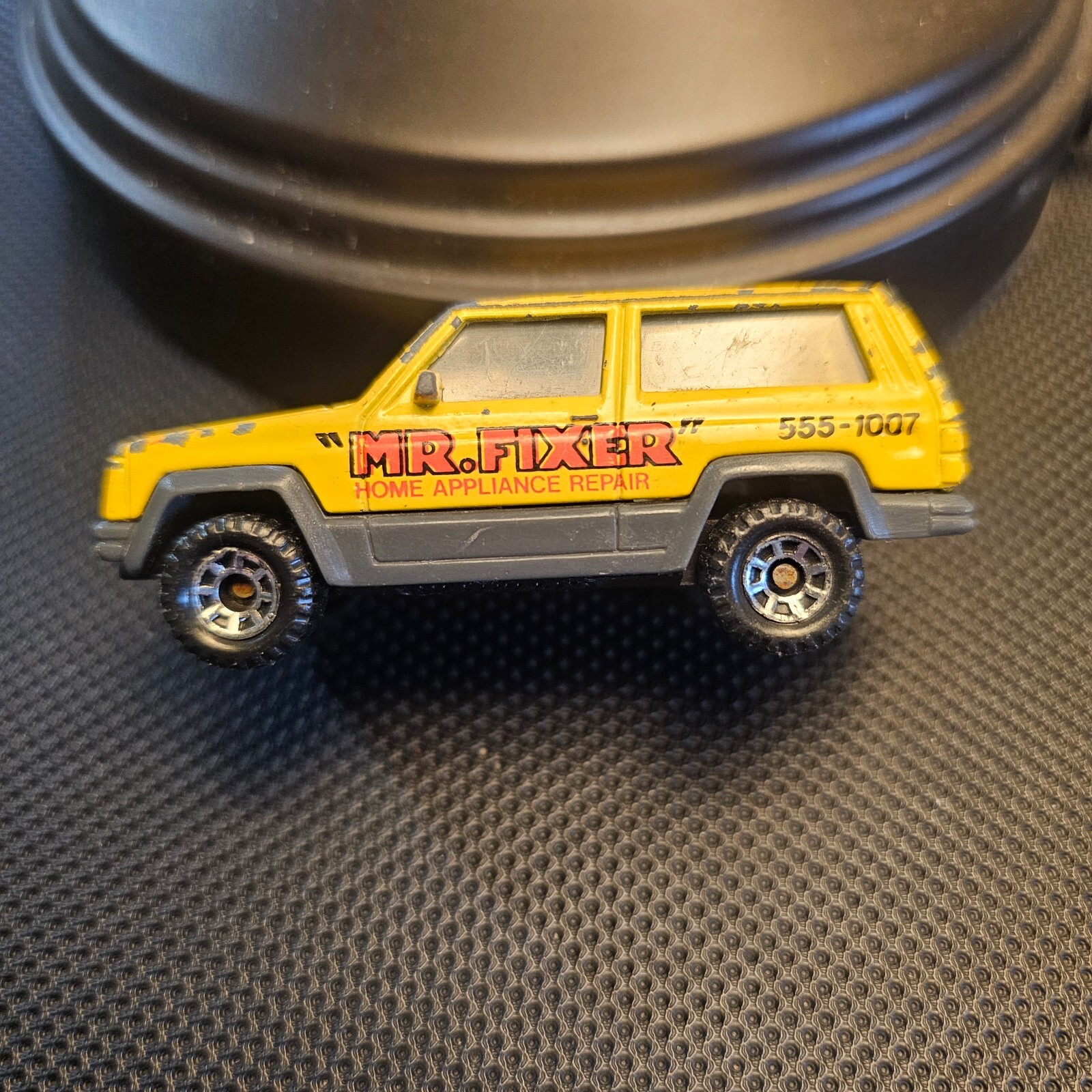 Matchbox Jeep Cherokee Mr Fixer Yellow 1986 Macau loose Near Mint