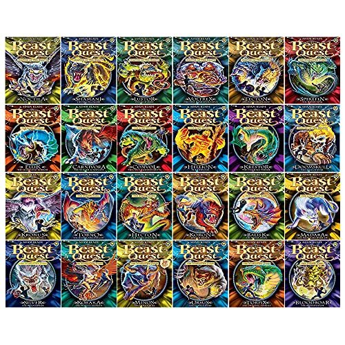 Beast Quest Series 7 - 10 Box Sets 24 Books Collection by Orchard Books