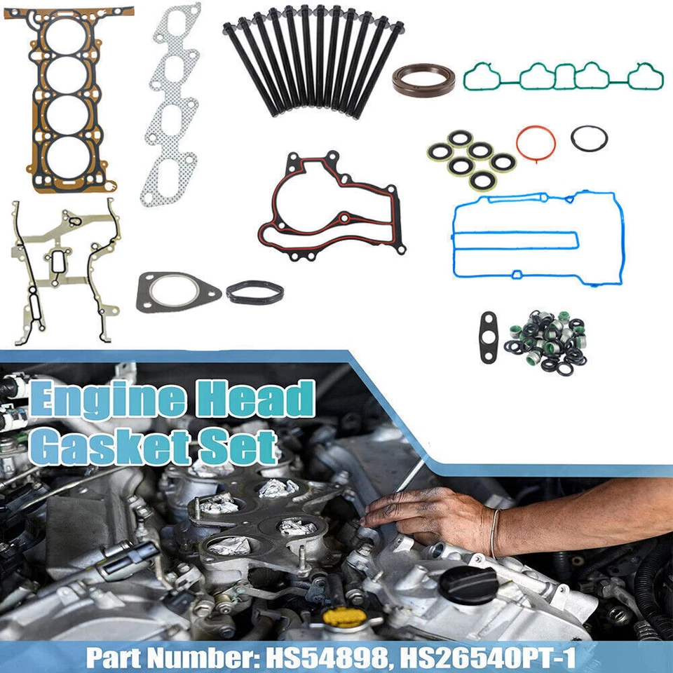 Комплект болтов с прокладкой головки для двигателя Chevrolet Cruze 1,4 л Turbo 2011-2015 годов выпуска 16 штук - Изображение 3 из 4