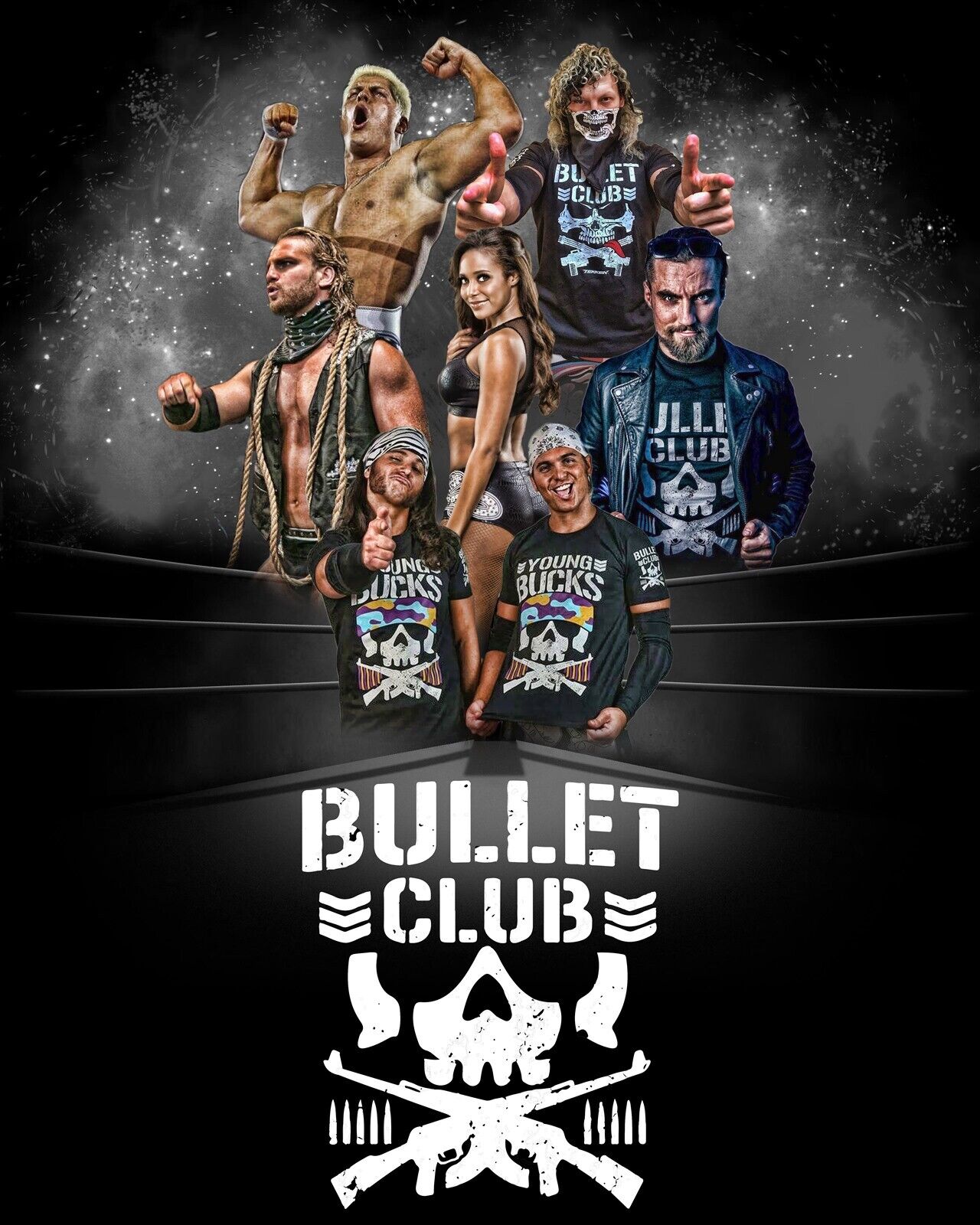 THE BULLET CLUB 8x10 CUSTOM PHOTO #2 WWE ROH ECW TNA NXT CODY YOUNG BUCKS  OMEGA | eBay