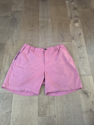 Chubbies Everywhere Shorts Mens Large Pink Elastic Waist 6
