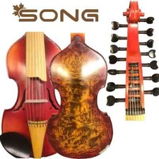 Bird's eye 7 7 strings 15" Viola d'Amore ,maple wood professional Viola 15136
