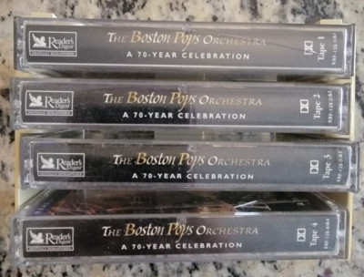 The Boston Pops Orchestra A 70 Year Celebration Cassette Complete Set with Book