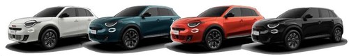 FIAT 600 HYBRID Bracciolo PREMIUM ecopelle nero Bordi Bianchi MONTAGGIO NO FORI - Imagen 7 de 7
