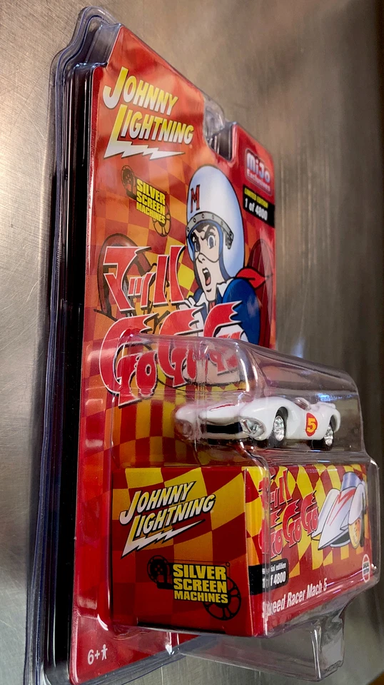 JOHNNY LIGHTNING SPEED RACER MACH 5 MIJO EXCLUSIVES SILVER SCREEN MACHINES 1/64 - Image 3 of 4