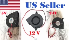 5V 12V 24V DC 50mm Blower Radial Cooling Fan Hotend Extruder For 3D Printer