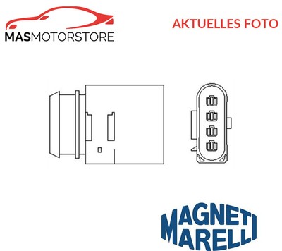 LAMBDASONDE LAMDASONDE MAGNETI MARELLI 466016355007 P NEU OE QUALITÄT