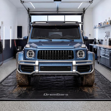 7'9" X 18' Garage Floor Mat, 610GSM PVC Containment Mat for Cars