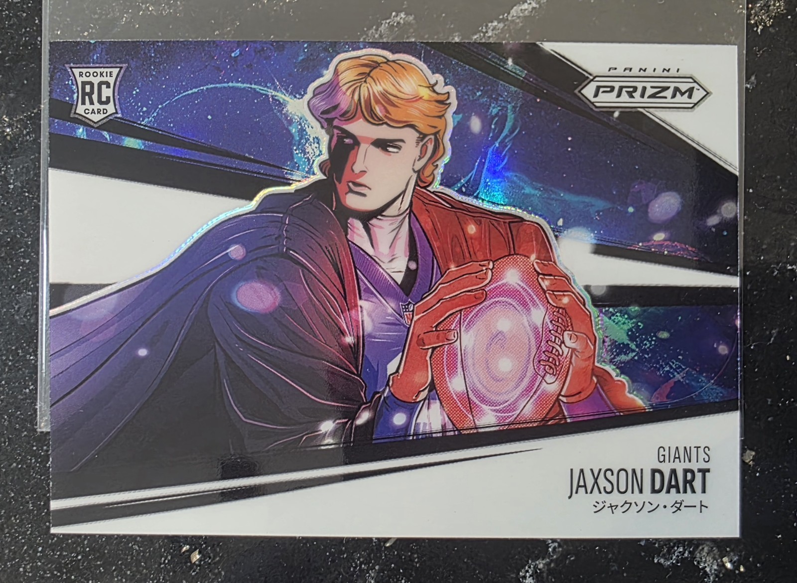 2025 Panini Prizm Jaxson Dart Manga - Horizontal SSP Rookie RC ROOKIE