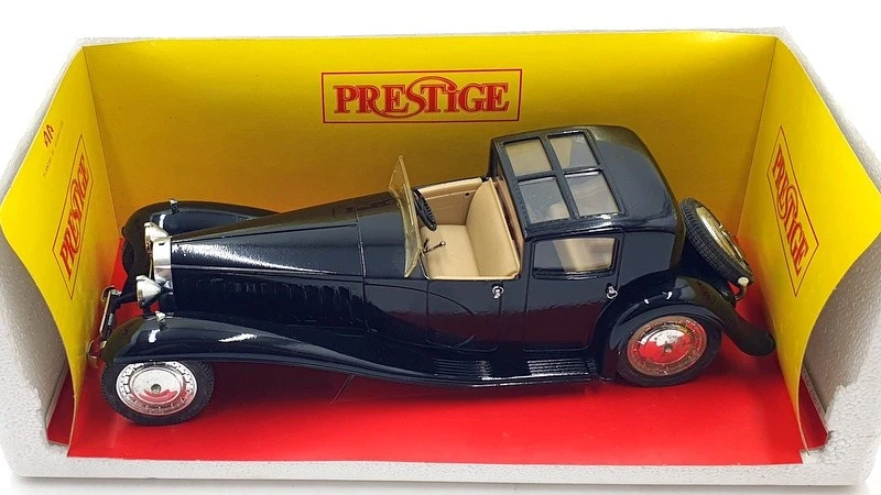 Solido 1/21 Scale Diecast 8001 - Bugatti Royale - Black - Image 4 of 4