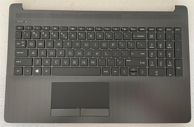 HP 15-DA 15-DB L24637-B31 L20386-B31 US English Int. Tastatur Handauflage NEU