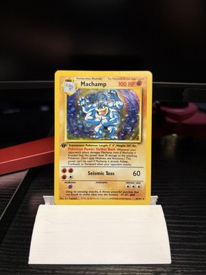 Machamp 8/102 1st Edition Base Set Holo Pokemon Card | eBay